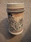 Vintage Ornate Ceramic German-Made Beer Stein 4 3/4" Tall No Lid New Pre-owned. — photo 4