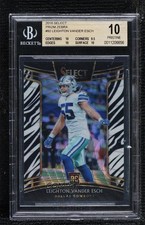 2018 Select Concourse Zebra Prizm Leighton Vander Esch #92 BGS 10 PRISTINE mq7
