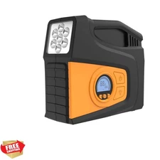 Fast & Reliable Portable Tire Pump with Digital Display and Auto Shutdown Safety