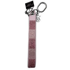 Victoria's Secret Shine Narrow Wristlet Strap Keychain Pink Ombre Glitter NWT