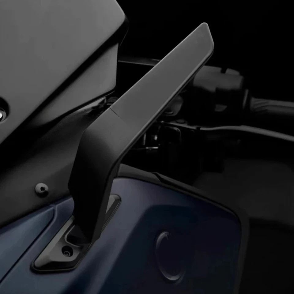 NUEVO Espejos retrovisores ajustables de aluminio CNC para motocicleta Yamaha Tmax560 Tech Max 2025 Foto 4 de 4