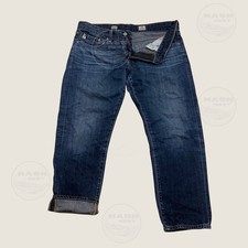 AG Adriano Goldschmied Paper Crop Jeans 30R | Made in USA, Dark Wash