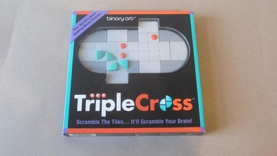 Triple Cross Schiebeblock Puzzle Binäre Künste