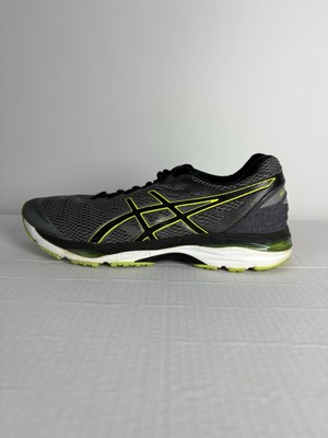 Asics Gel Cumulus 18 Mens Running Shoes Size 13 Gray/ Green Gym