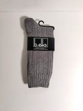B.ella - Women's socks - grey- Made in USA - Cotton blend **N4**