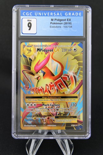 M Pidgeot-EX graded CGC 9 for sale on eBay