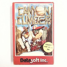 Datasoft Canyon Climber Atari Computer 400 800 - Cassette Complete In Box CIB image