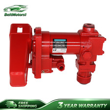 Fuel Transfer Pump Rotary Vane 15GPM 12V DC Cast Iron Heavy Duty High Flow