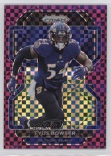 2021 Panini Prizm Purple Power Prizm 42/49 Tyus Bowser #286 18m3