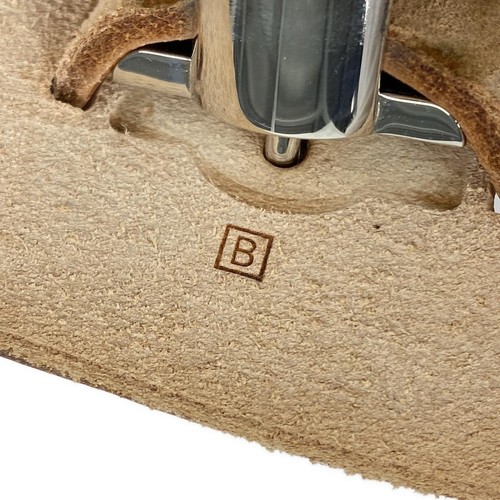 Borsa Her HERMES Her originale MM - borsa a mano marrone chiaro panna toilette H pelle quadrata B - Foto 13 di 20