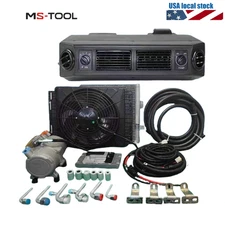 12V Cool&Heat Electric Universal Underdash Air Conditioner DC Auto Car A/C Kits