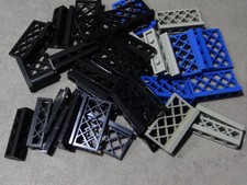 Lego 25+ Vintage Maschenzaun schw.blau altgrau 3633 3185 System Legoland Modular