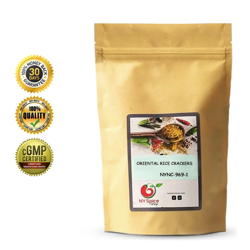 Oriental Rice Crackers Crunchy Mix Snack Assorted Savory Bulk by NY Spice - Image 3 of 3