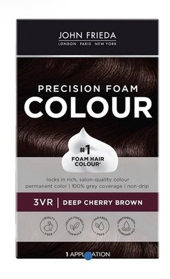 john frieda precision foam colour 3VR Deep Cherry Brown Lot Of 5