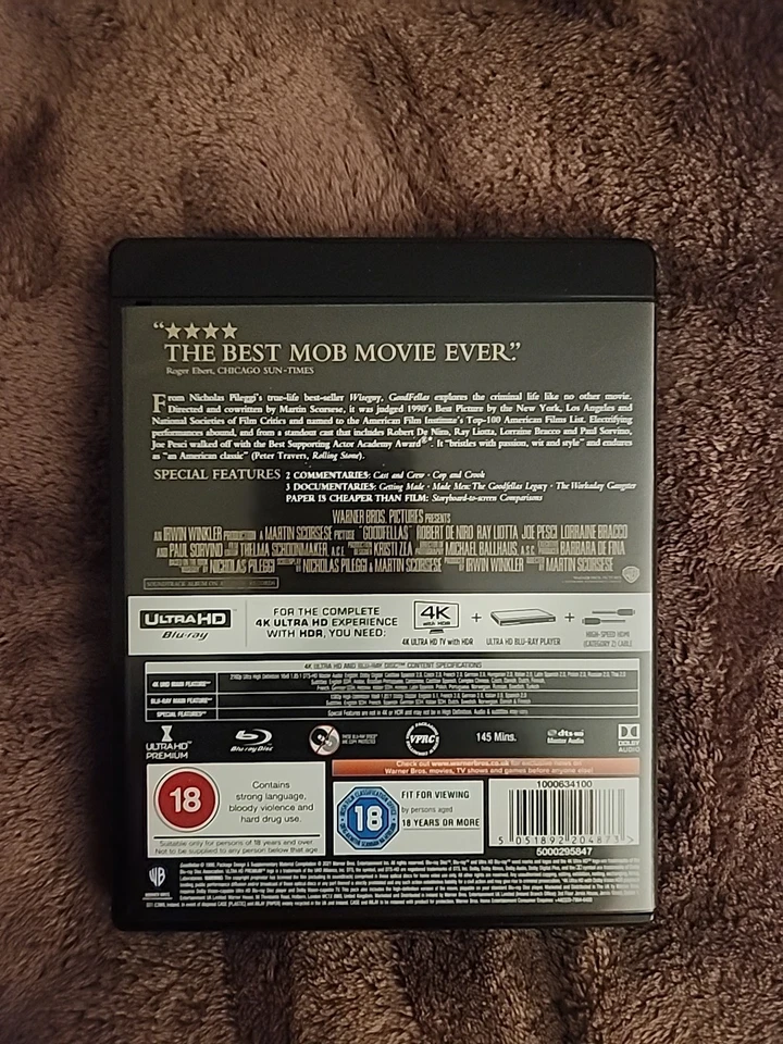 Goodfellas (4K Ultra HD + Blu-ray, Set of 2 Discs, 2016) Foto 2 de 4