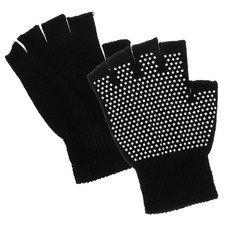 Fingerless Knitted Gloves Half Finger Cotton Gloves Non Gloves for Workout