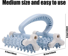Fascia Blaster, Fascia Blaster for Cellulite, Massage Roller with 20 Wheels f...