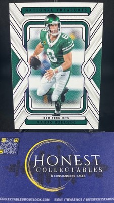 Aaron Rodgers /75 (SP) - 2024 Panini National Treasures Purple Holo Prizm #76
