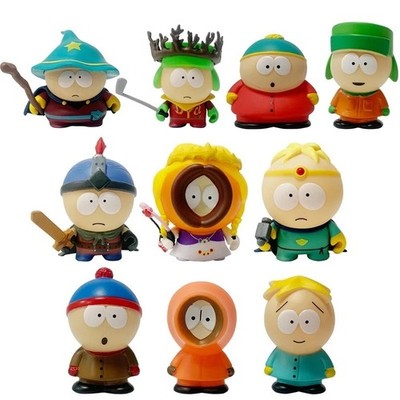 5Pcs South Park Stick of Truth Figure Set Kenny Stan Kyle Cartman