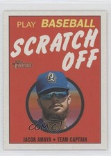 2020 Topps Heritage Minor League Edition 1971 Scratch-Off Jacob Amaya #28 0x1j