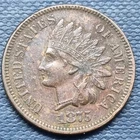 1875 Indian Head Cent 1c XF+ Details #101549