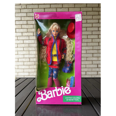 Mattel Barbie United Colors of Benetton Doll 11.5'' Original Unopened 9407
