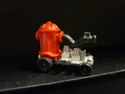 Vintage MATTEL Hot Wheels Zowees Fire Truck Hydrant Miniature Toy Car 1972
