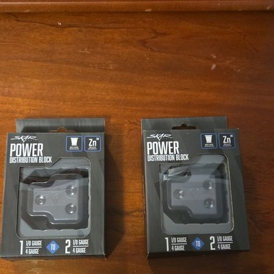 Skar Power Distribution Block Zn 1/0 Gauge to 2 4 Gauge SK-DIST-BLK6