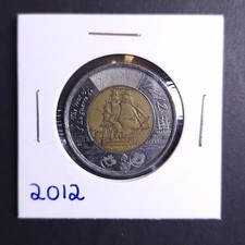 2012 HMS Shannon Toonie $2 Two Dollar Coin Canada 