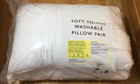 John Lewis Soft Touch Washable Standard Pillow Pair Medium (3) RRP £21.50