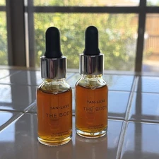 2x TAN LUXE The Body Mini-Illuminating Self-Tan Drops (Medium/Dark) 15ml Oil
