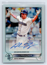 Adam Frazier 2022 Topps Chrome Update Silver Auto Seattle Mariners #AC-AF