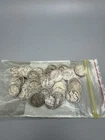 50 Unsorted Silver Mercury Dimes