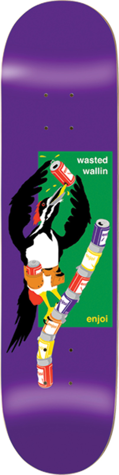 Enjoi Skateboard Deck Wallin Party Animal 8.0