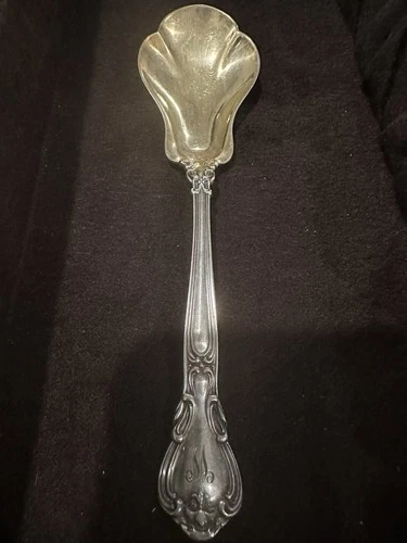 Gorham Chantilly sterling silver sugar shell spoon