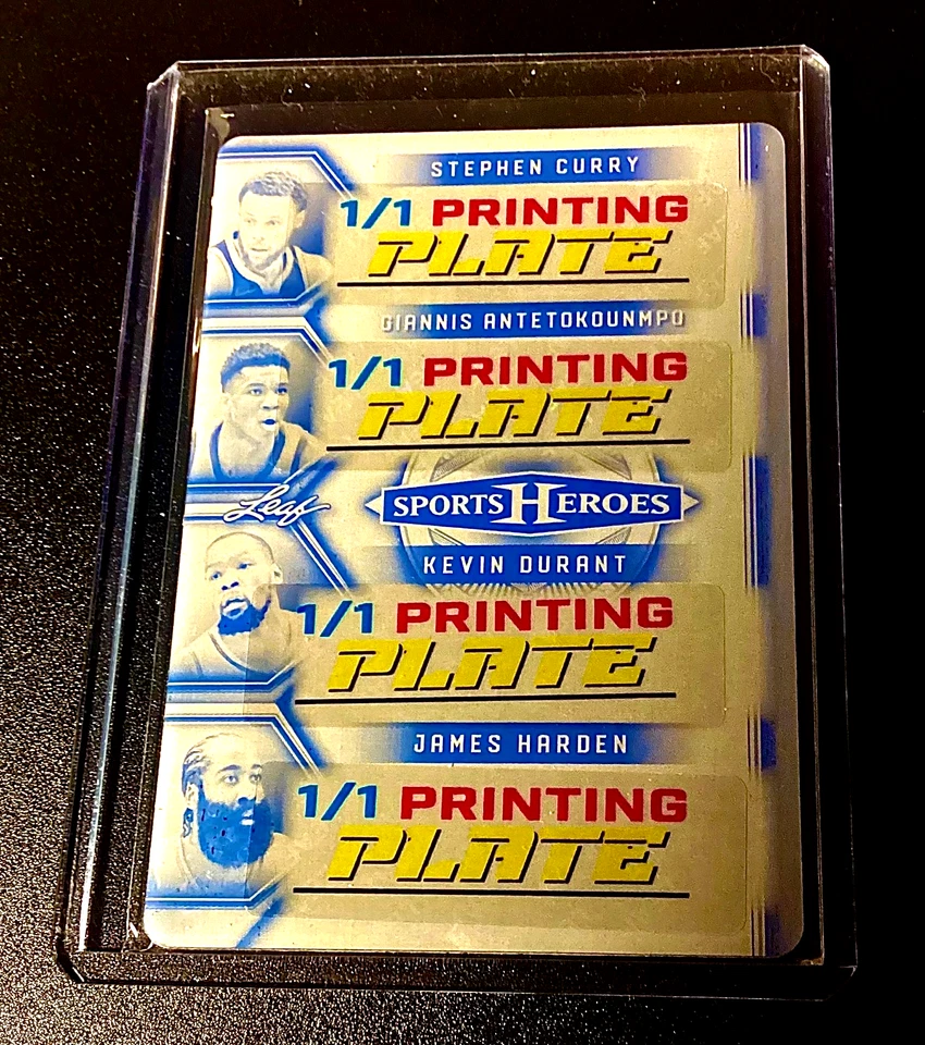 Stephen Curry 1/1 Kevin Durant 2025 Plato 1 de 1 Giannis Antetokounmpo J. Harden Foto 3 de 4