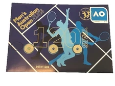 2025 Australia $2 Impressions Men’s Australian Open Tennis Three Coins PNC.