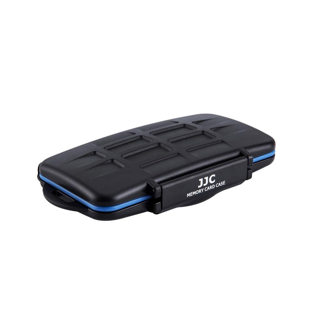 JJC Memory Card Case, SD Storage 36 Slot = 6 CF + 12 +18 TF, Black
