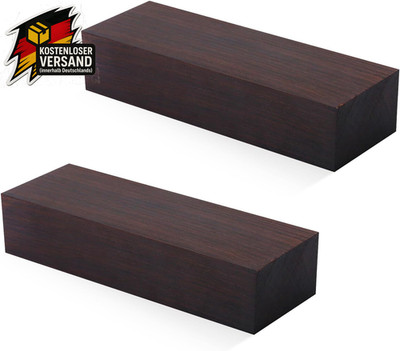 Ebenholz Holzblock für Musikinstrumente Griff Schmuck DIY 12x4x2.5cm