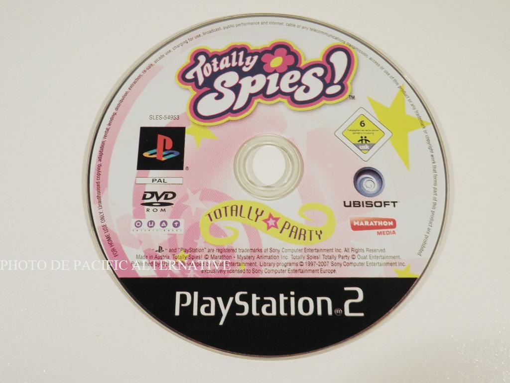 jeu seul TOTALLY SPIES totally party pour playstation 2 sony PS2 francais loose