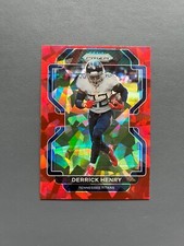 2021 Panini Prizm Derrick Henry Red Ice Prizm #4 Tennessee Titans