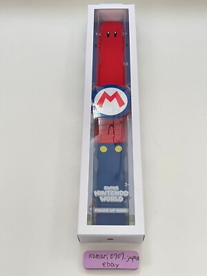 USJ Super Nintendo World Mario M logo Power Up Band in case 2024 type Amiibo
