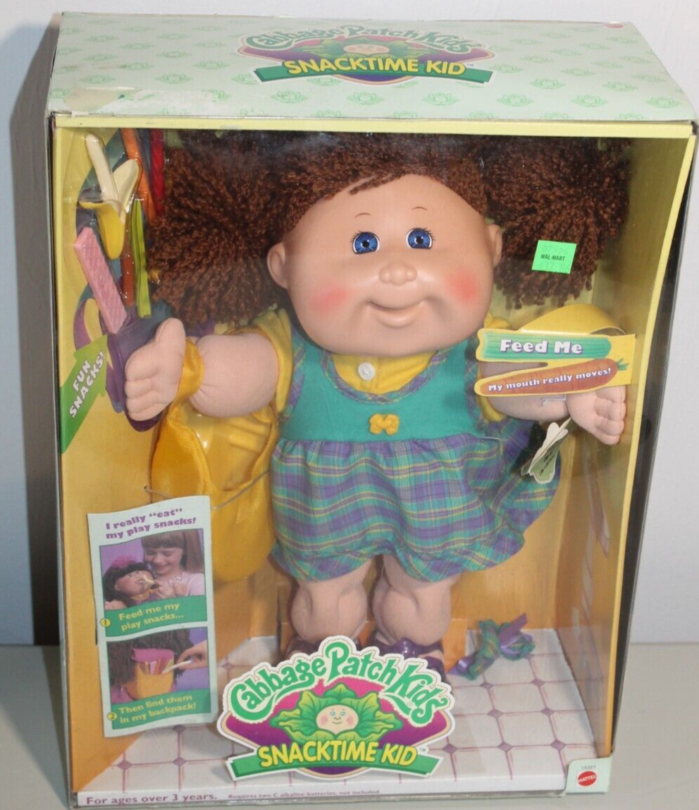Mattel 1995 Cabbage Patch Kids Snacktime Kid Yasmin Lacey Doll (15321