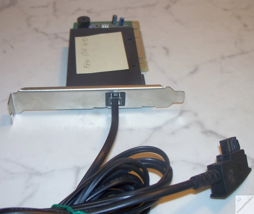 Fax Modem intern - W10 ok - Devolo MicroLink 56k PCI Telefon-Internet-Modem _cy - Bild 3 von 4