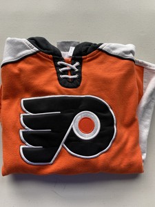 Reebox Boys Philadelphia Flyers Jersey Sweatshirt Hoodie slightly used 14/16 | eBay