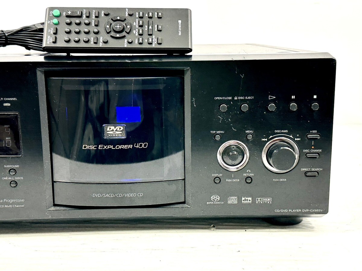 Pro Refurb-Sony Dvp-Cx985V 400 DVD/ CD Changer Player With Remote