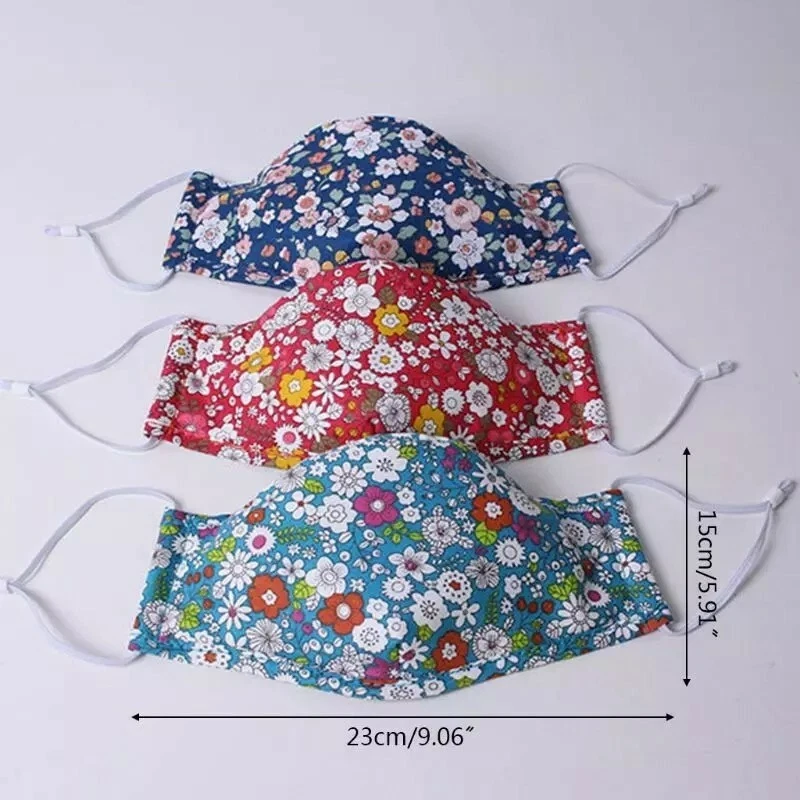 Face Mask Washable Adjustable Adult Mouth Covering Face Mask & Lanyard - Image 4 of 4