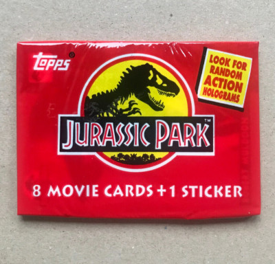 Jurassic Park (1992) Trading Cards Booster Topps OVP