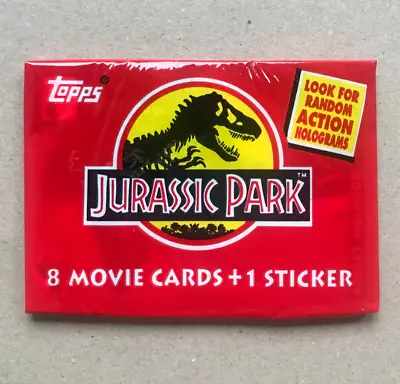 Jurassic Park (1992) Trading Cards Booster Pack Topps OVP