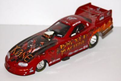 2000 ACTION Kane Glenn Jacobs signed Epler WWF WWE Pontiac FC NHRA
